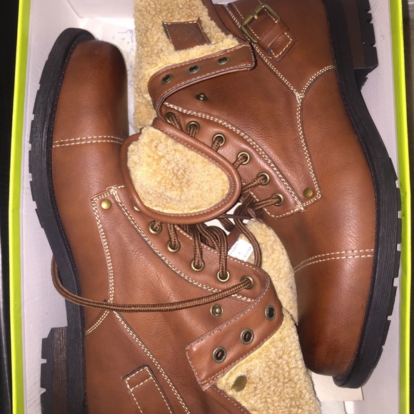 Polar Fox Men's Combat Style Desert Ankle Boots - Picture 8 of 8